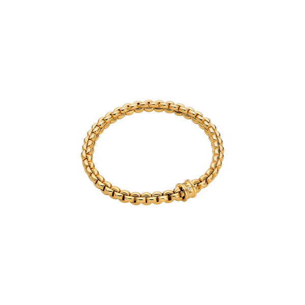 Eka Medium Flex'it Yellow Gold and Diamond Bracelet